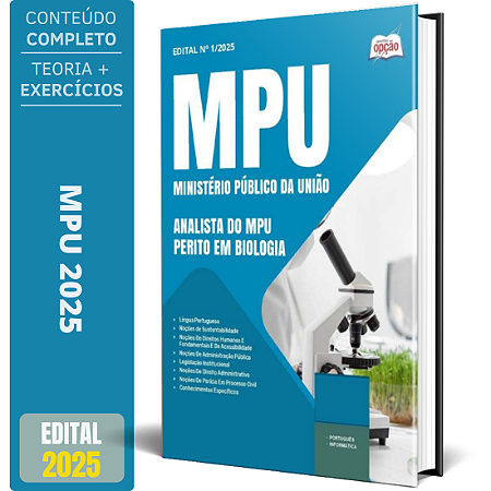 Apostila MPU 2025 - Analista do MPU - Perito em Biologia