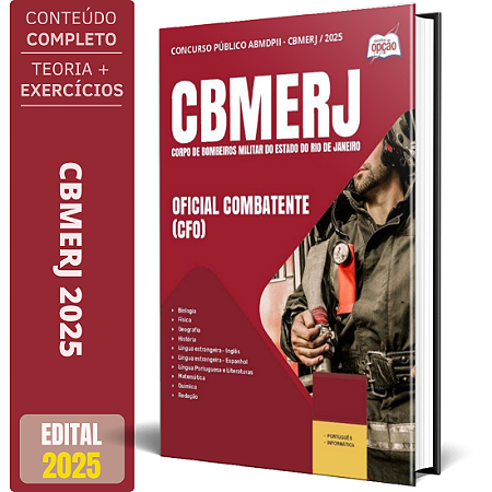 Apostila CBMERJ 2025 - Oficial Combatente - (CFO CBM RJ)