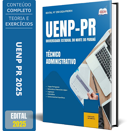 Apostila UENP PR 2025 - Técnico Administrativo