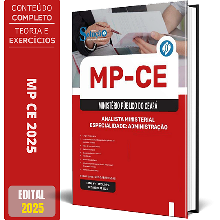 Apostila MP CE 2025 - Analista Ministerial - Especialidade: Administração