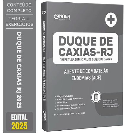 Apostila Prefeitura de Duque de Caxias RJ 2025 - Agente de Combate às Endemias