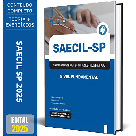 Apostila SAECIL 2025 - Nível Fundamental: Agente Operacional, Oficial de Manutenção, Operador de Equipamentos