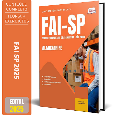 Apostila FAI SP 2025 - Almoxarife