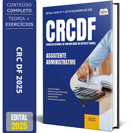 Apostila CRCDF 2025 - Assistente Administrativo