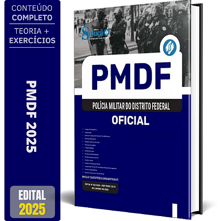 Apostila Concurso PM DF 2025 - Oficial