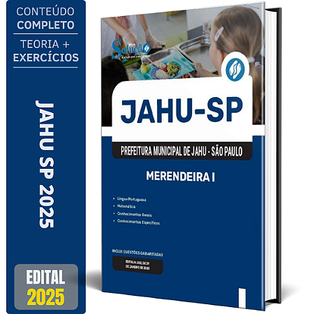 Apostila Prefeitura de Jahu SP 2025 - Merendeira I