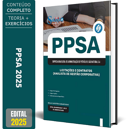 Apostila PPSA 2025 - Licitações e Contratos (Analista de Gestão Corporativa)