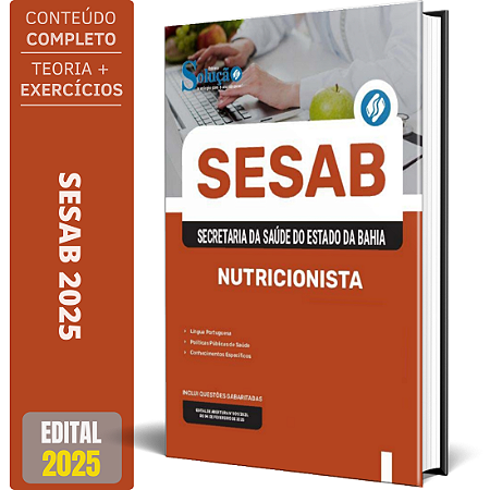Apostila SESAB Temporários 2025 - Nutricionista