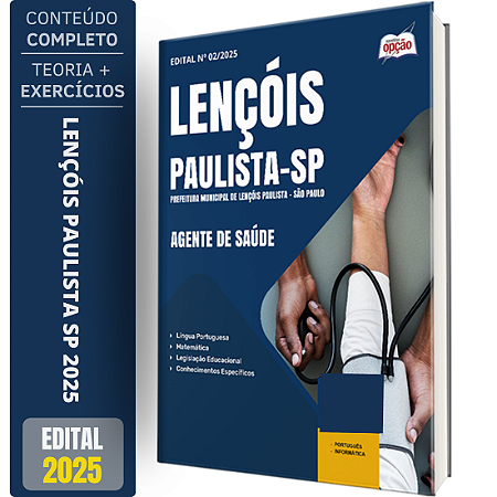 Apostila Prefeitura de Lençóis Paulista SP 2025 - Agente de Saúde