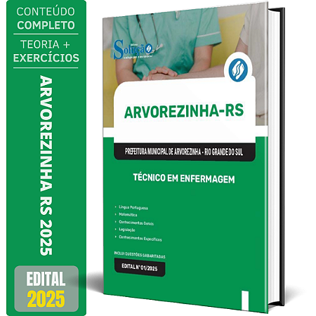 Apostila Prefeitura de Arvorezinha RS 2025 - Técnico em Enfermagem