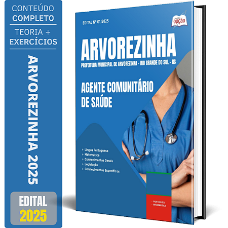 Apostila Prefeitura de Arvorezinha RS 2025 - Agente Comunitário de Saúde