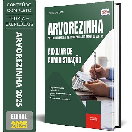 Apostila Prefeitura de Arvorezinha RS 2025 - Auxiliar de Administração