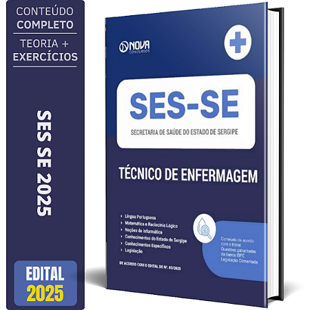 Apostila Concurso SES SE 2025 - Técnico de Enfermagem