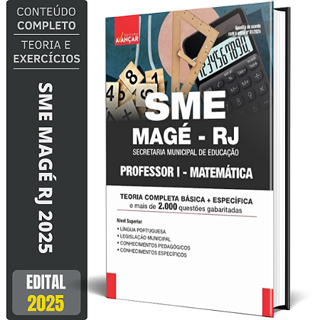 Apostila Concurso Sme Magé Rj - Professor I - Matemática