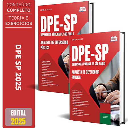 Apostila DPE SP 2025 - Analista de Defensoria Pública