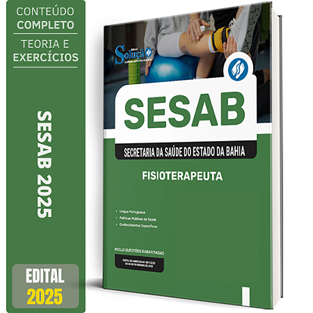 Apostila SESAB Temporários 2025 - Fisioterapeuta