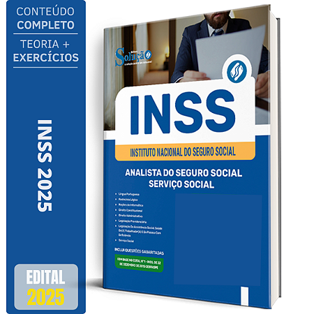 Apostila INSS 2025 - Analista do Seguro Social - Serviço Social