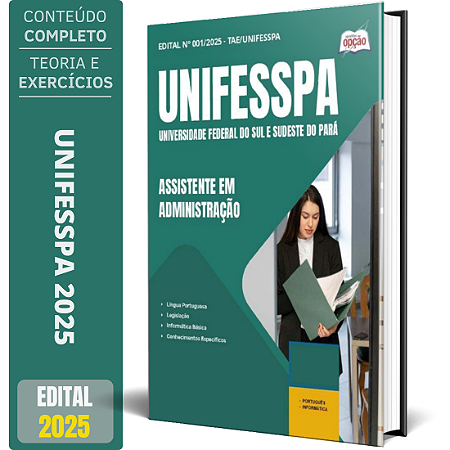 Apostila UNIFESSPA 2025 - Assistente em Administração