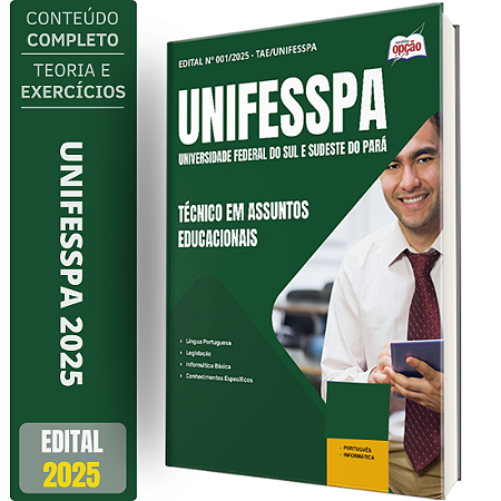 Apostila UNIFESSPA 2025 - Técnico em Assuntos Educacionais