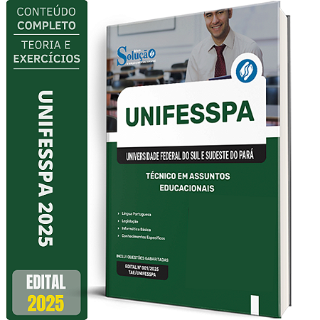 Apostila UNIFESSPA 2025 - Técnico em Assuntos Educacionais