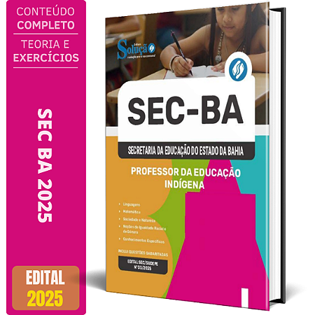 Apostila SEC BA 2025 - Professor da Educação Indígena