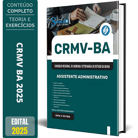 Apostila CRMV BA 2025 - Assistente Administrativo