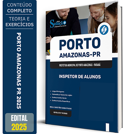 Apostila Prefeitura de Porto Amazonas PR 2025 - Inspetor de Alunos