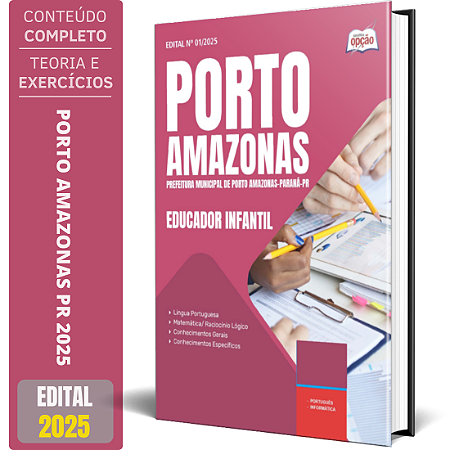 Apostila Prefeitura de Porto Amazonas PR 2025 - Educador Infantil