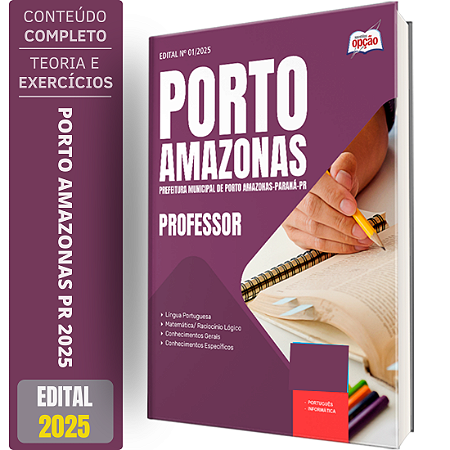 Apostila Prefeitura de Porto Amazonas PR 2025 - Professor