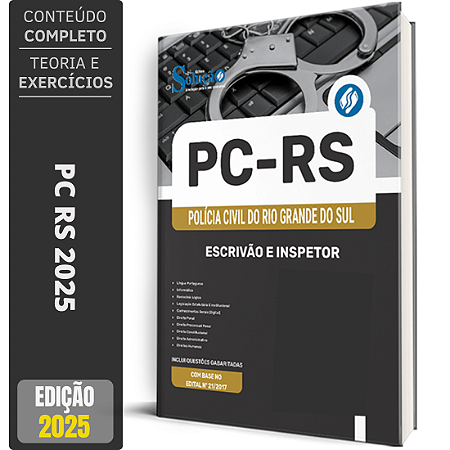 Apostila PC RS 2025 - Escrivão e Inspetor
