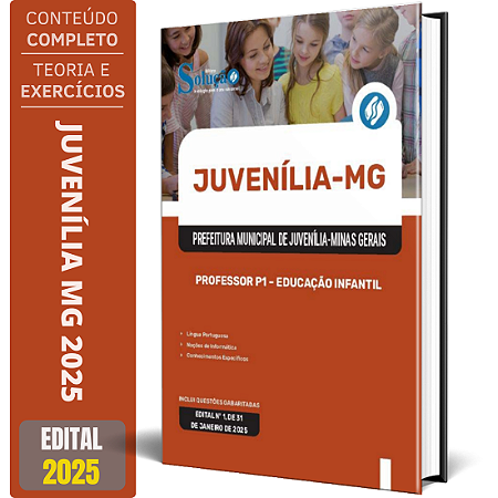 Apostila Prefeitura de Juvenília MG 2025 - Professor P1 - Educação Infantil