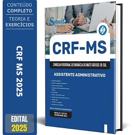 Apostila CRF MS 2025 - Assistente Administrativo