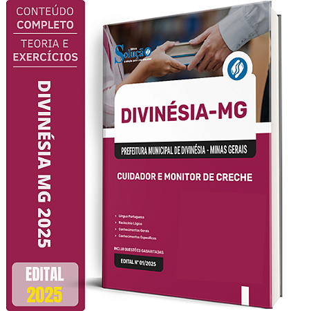 Apostila Prefeitura de Divinésia MG 2025 - Cuidador e Monitor de Creche