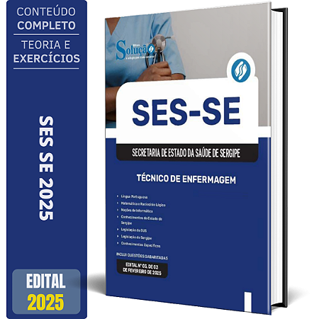 Apostila SES SE 2025 - Técnico de Enfermagem