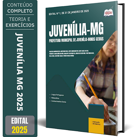 Apostila Prefeitura de Juvenília MG 2025 - Ensino Médio