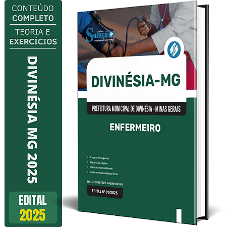 Apostila Prefeitura de Divinésia MG 2025 - Enfermeiro