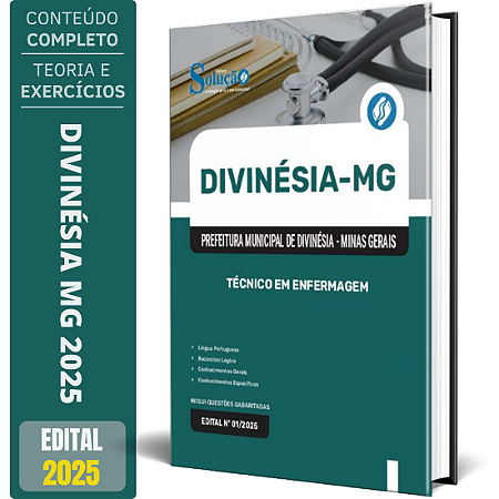 Apostila Prefeitura de Divinésia MG 2025 - Técnico em Enfermagem