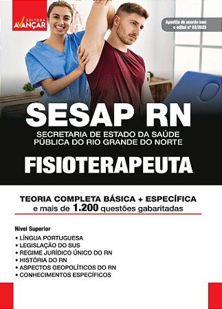 Apostila Concurso Sesap Rn 2025 - Fisioterapeuta