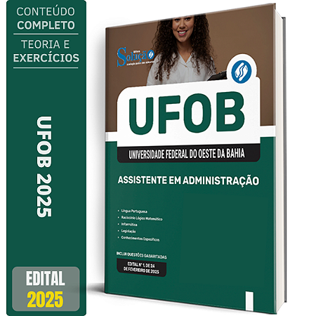 Apostila UFOB 2025 - Assistente em Administração