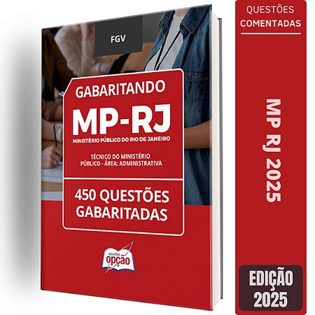 Caderno MP-RJ - Técnico do Ministério Público - Área: Administrativa - Questões Gabaritadas 2025