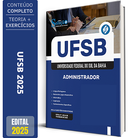 Apostila UFSB 2025 - Administrador