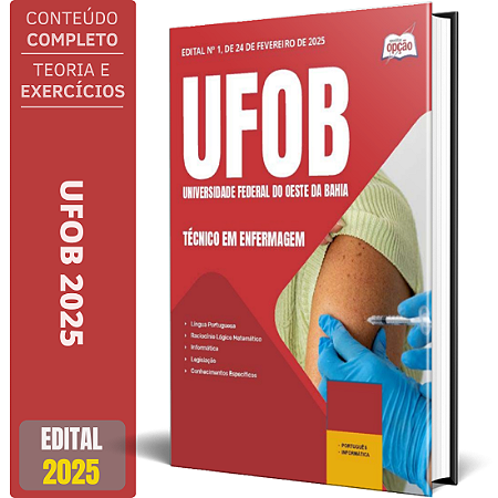 Apostila UFOB 2025 - Técnico em Enfermagem