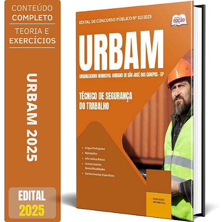 Apostila URBAM 2025 - Técnico de Segurança do Trabalho