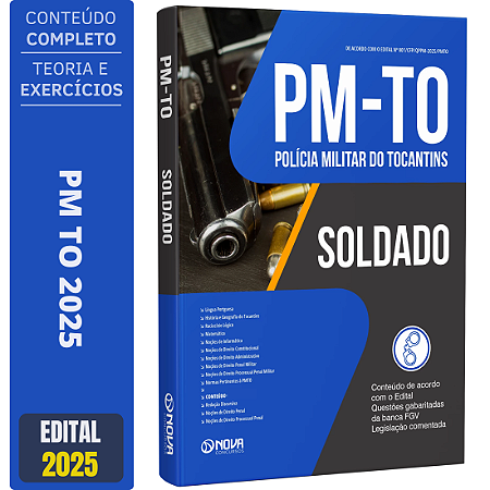 Apostila PM TO 2025 - Soldado