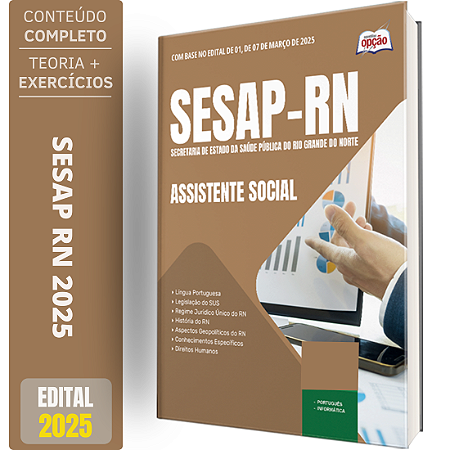 Apostila SESAP RN 2025 - Assistente Social