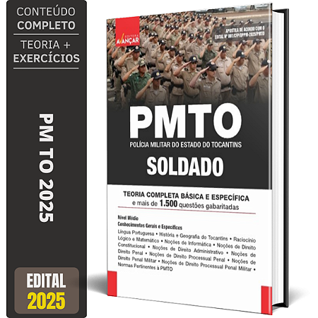 Apostila PM TO 2025 - Soldado