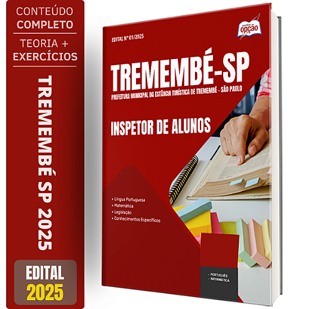 Apostila Prefeitura de Tremembé SP 2025 - Inspetor de Alunos