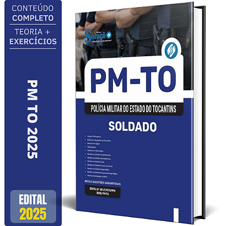 Apostila PM TO 2025 - Soldado