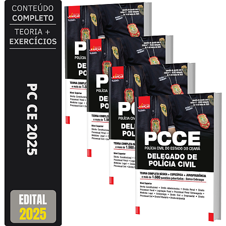 Apostila Pc Ce 2025 - Polícia Civil De Minas Gerais - Delegado