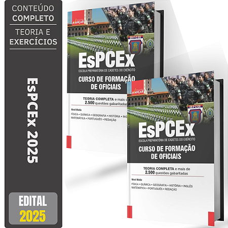 Apostila Espcex 2025 - Curso De Formação De Oficiais